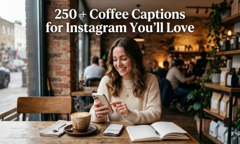 250 + Coffee Captions for Instagram Youll Love
