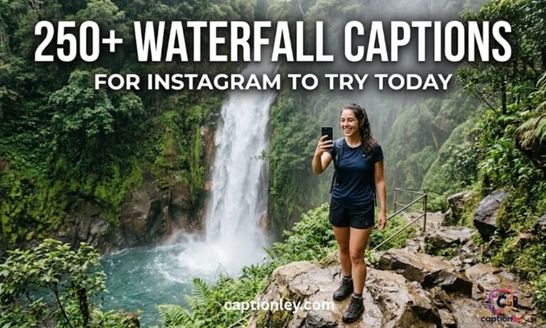 250+ Waterfall Captions for Instagram to Try Today
