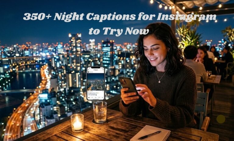 350+ Night Captions for Instagram to Try Now 