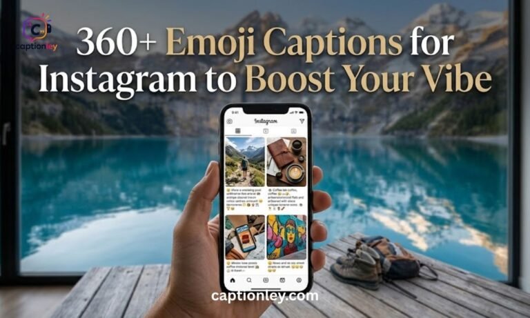 360+ Emoji Captions for Instagram to Boost Your Vibe