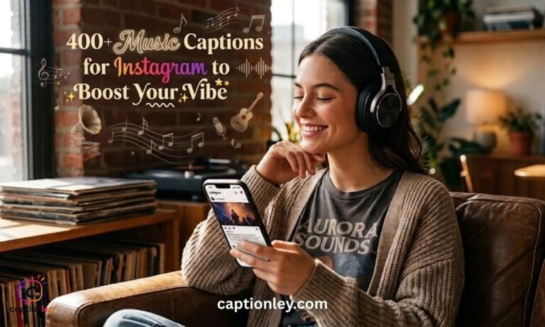 400+ Music Captions for Instagram to Boost Your Vibe