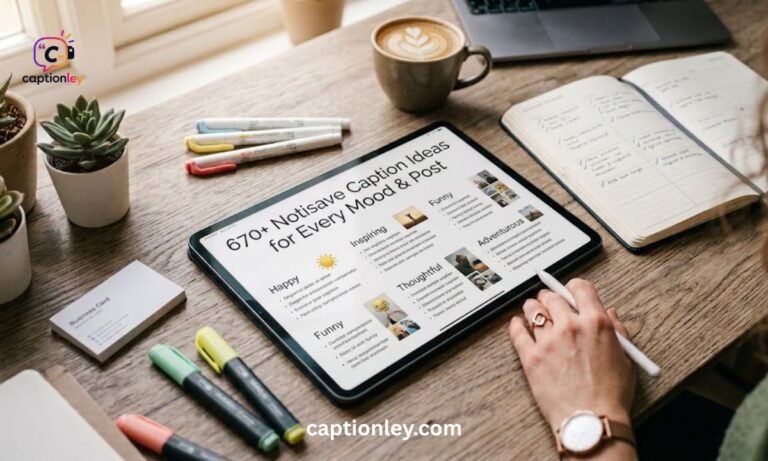 670+ Notisave Caption Ideas for Every Mood & Post