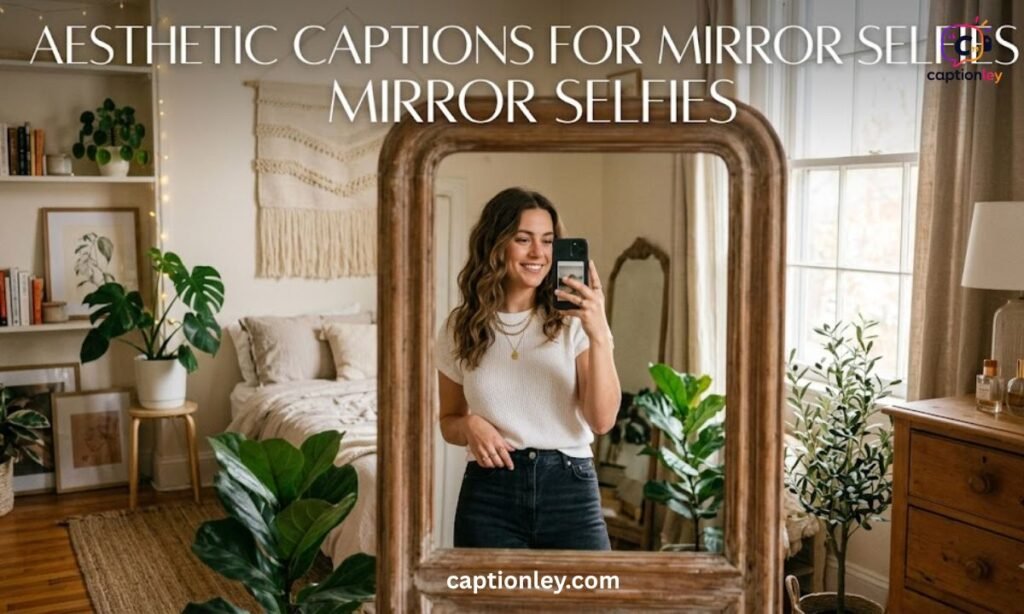 Aesthetic Captions for Mirror Selfies