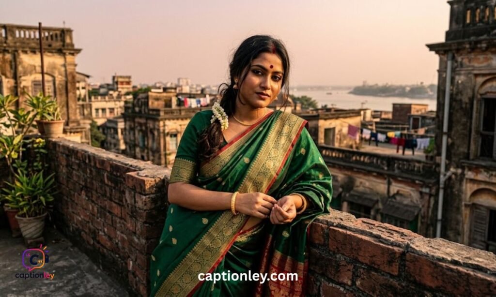 Attitude Captions in Bengali for Saree Picture