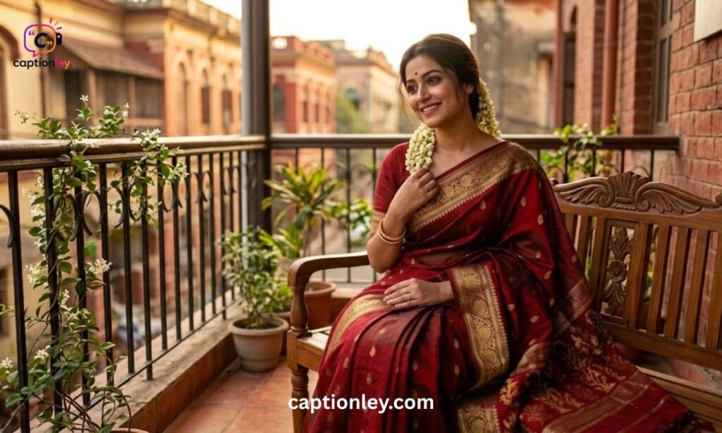 Bengali Love Captions for Saree
