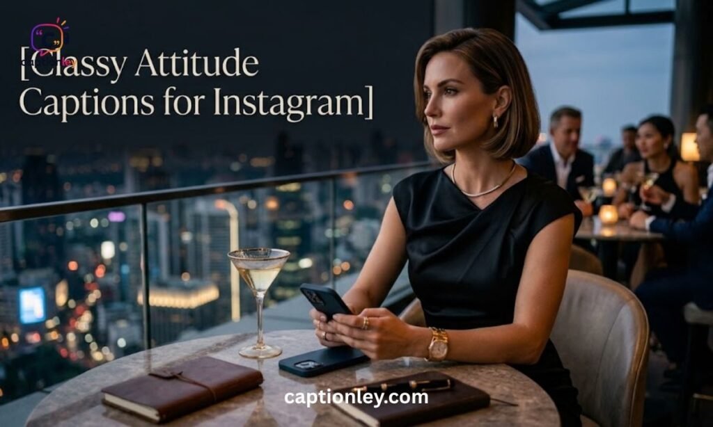  Classy Attitude Captions for Instagram