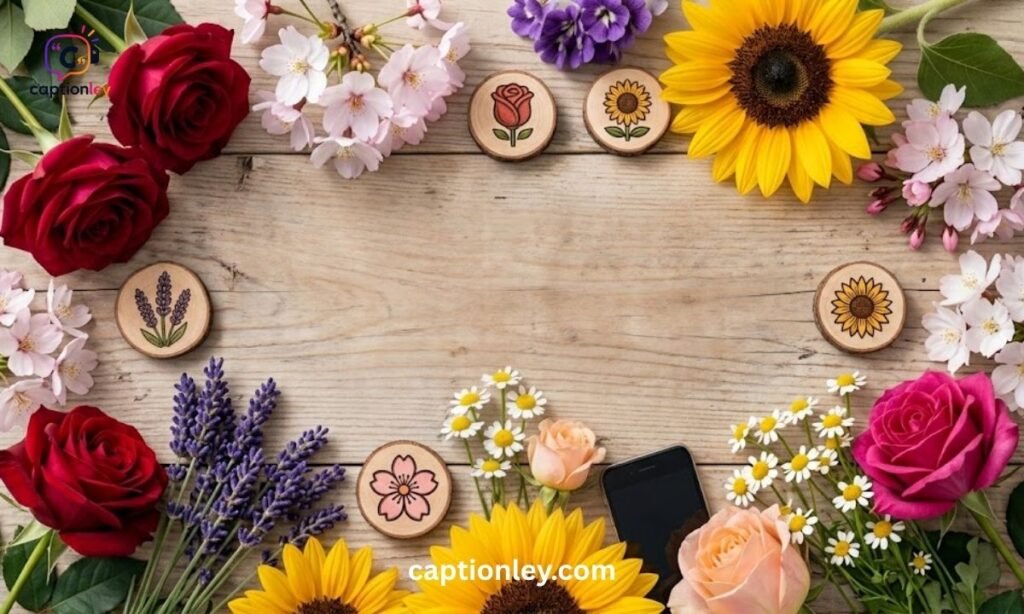 Flower Emoji Captions for Instagram