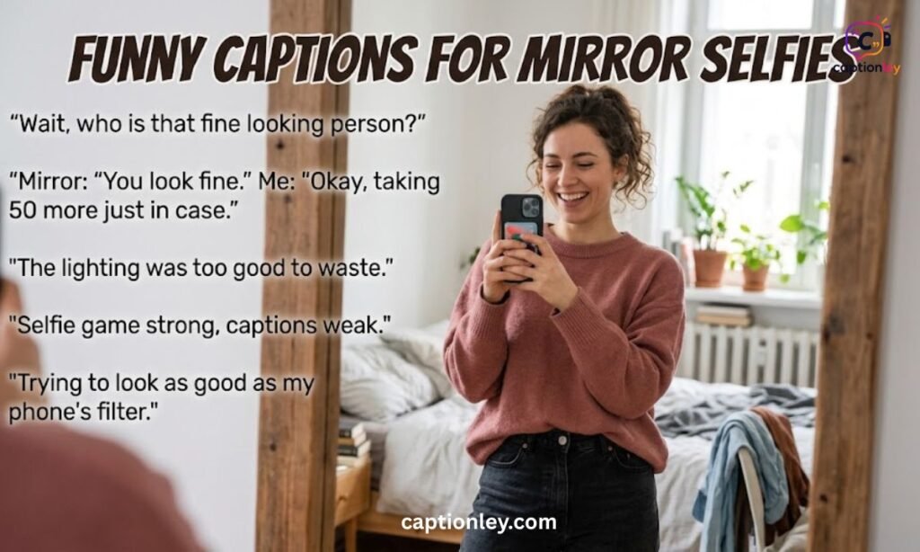 Funny Captions for Mirror Selfies
