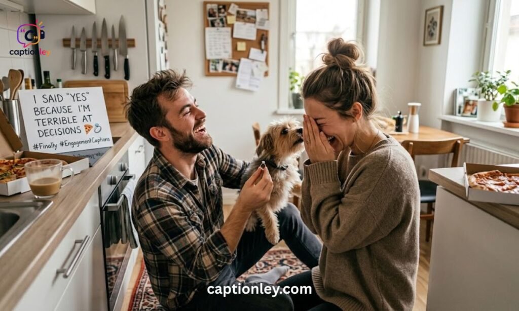 Funny Engagement Captions for Instagram