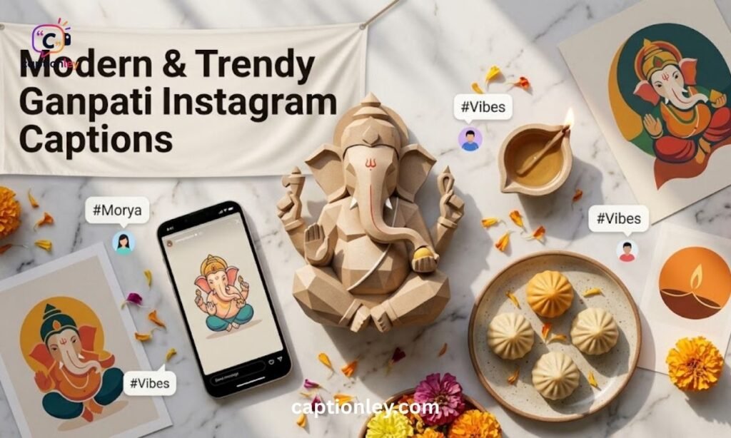 Modern & Trendy Ganpati Instagram Captions