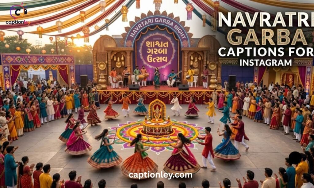 Navratri Garba Captions for Instagram
