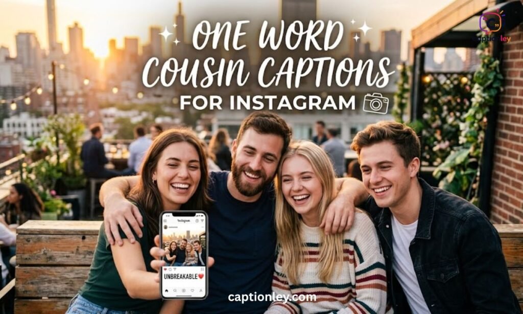 One Word Cousin Captions for Instagram