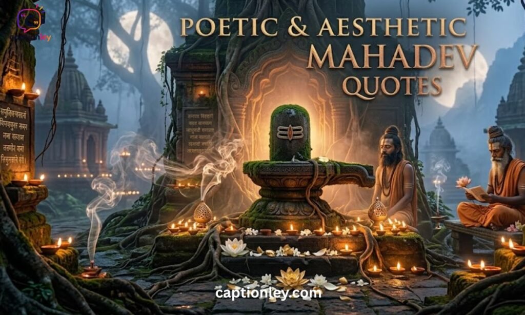 Poetic & Aesthetic Mahadev Quotes