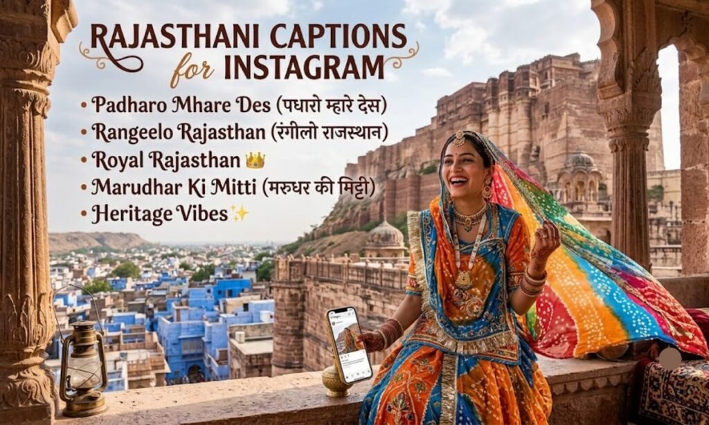 Rajasthani Captions for Instagram