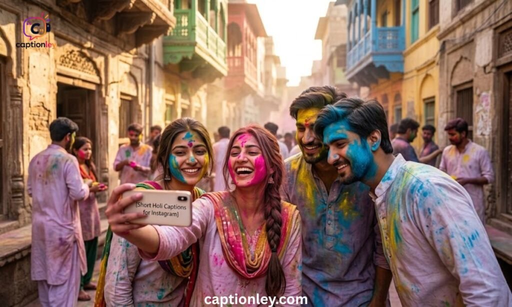 Short Holi Captions for Instagram