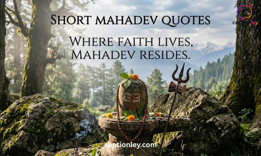 Short Mahadev Quotes