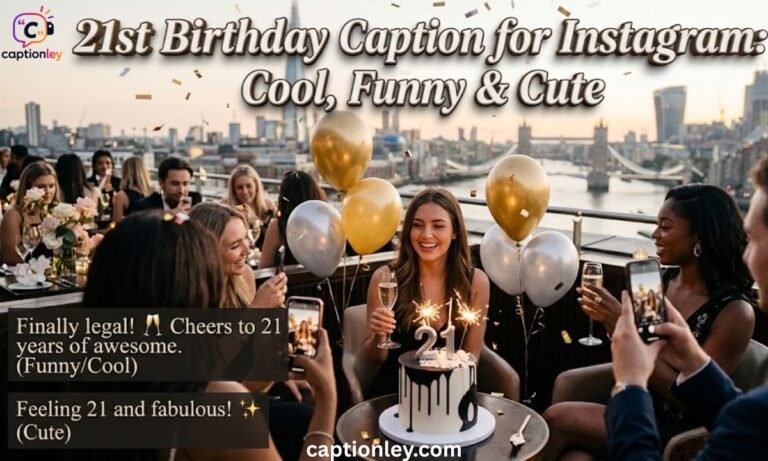 21st Birthday Caption for Instagram Cool, Funny & Cute