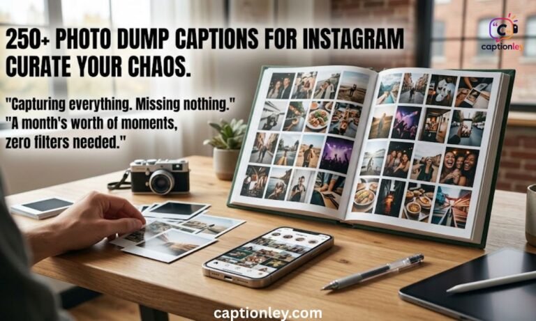 250+ Photo Dump Captions for Instagram