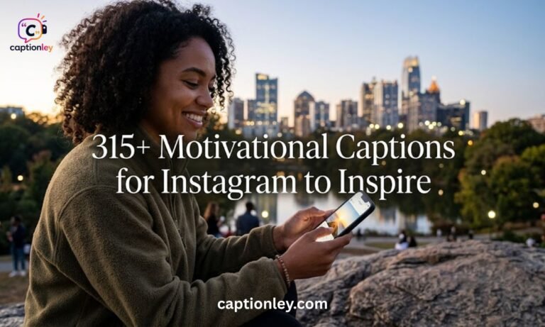 315+ Motivational Captions for Instagram to Inspire