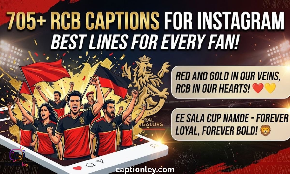 705+ RCB Captions for Instagram_ Best Lines for Every Fan!