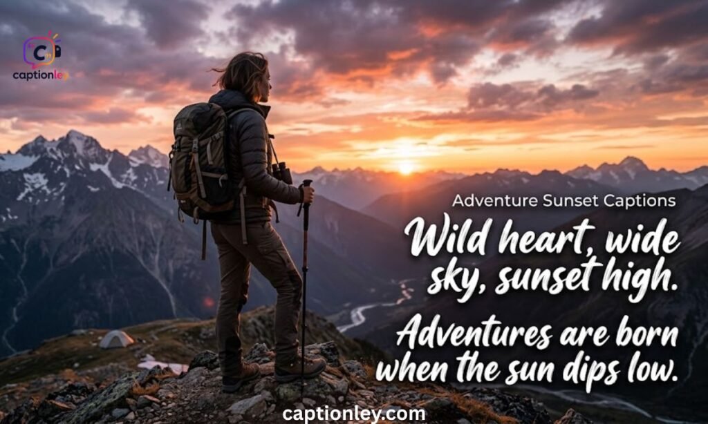 Adventure Sunset Captions