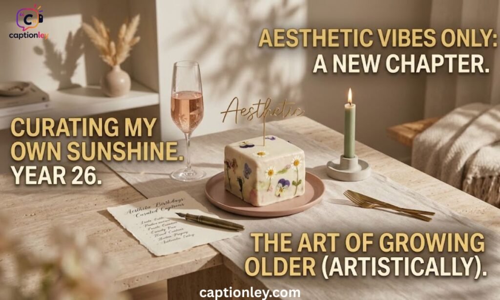 Aesthetic Birthday Captions
