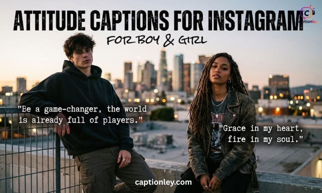 Attitude Captions for Instagram for Boy & Girl