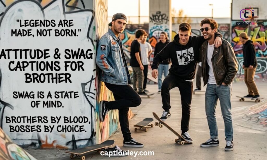 Attitude & Swag Captions for Brother