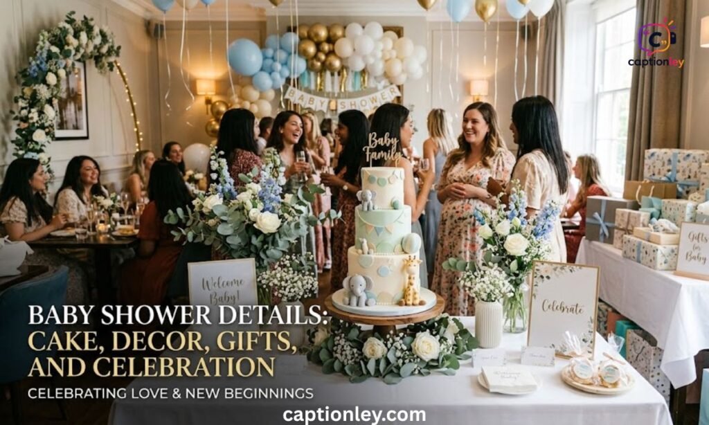 Baby Shower Details: Cake, Decor, Gifts, and Celebration
