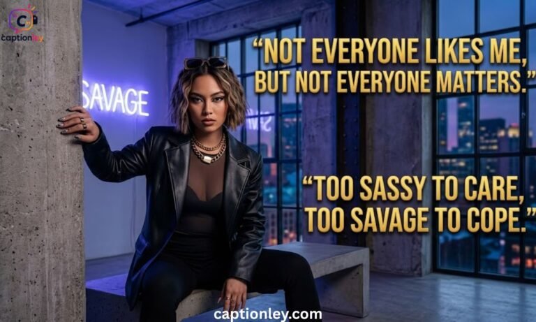 Baddie Captions Bold, Sassy & Savage Lines