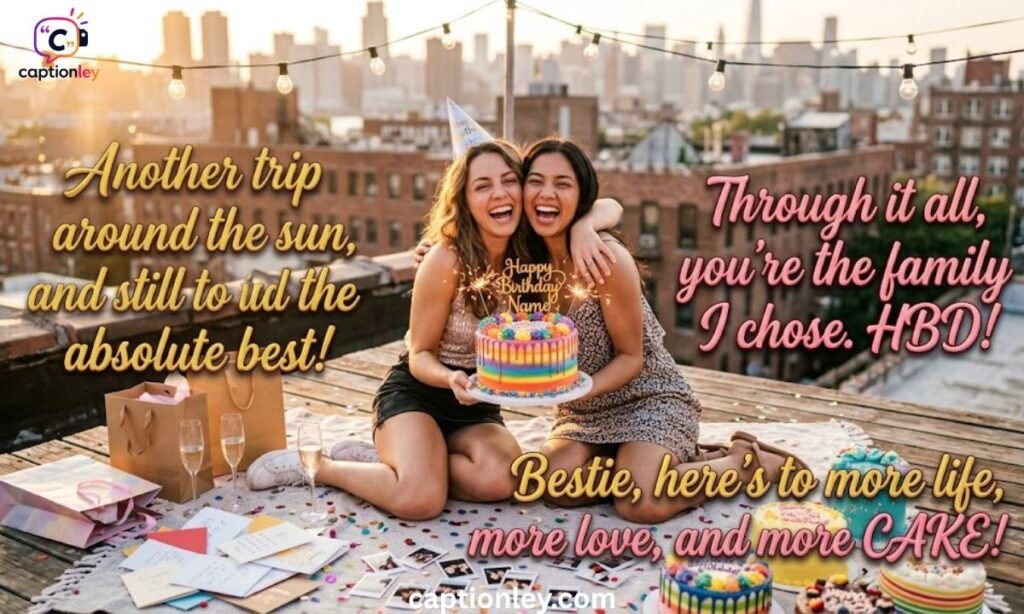 Birthday Captions For Best Friends