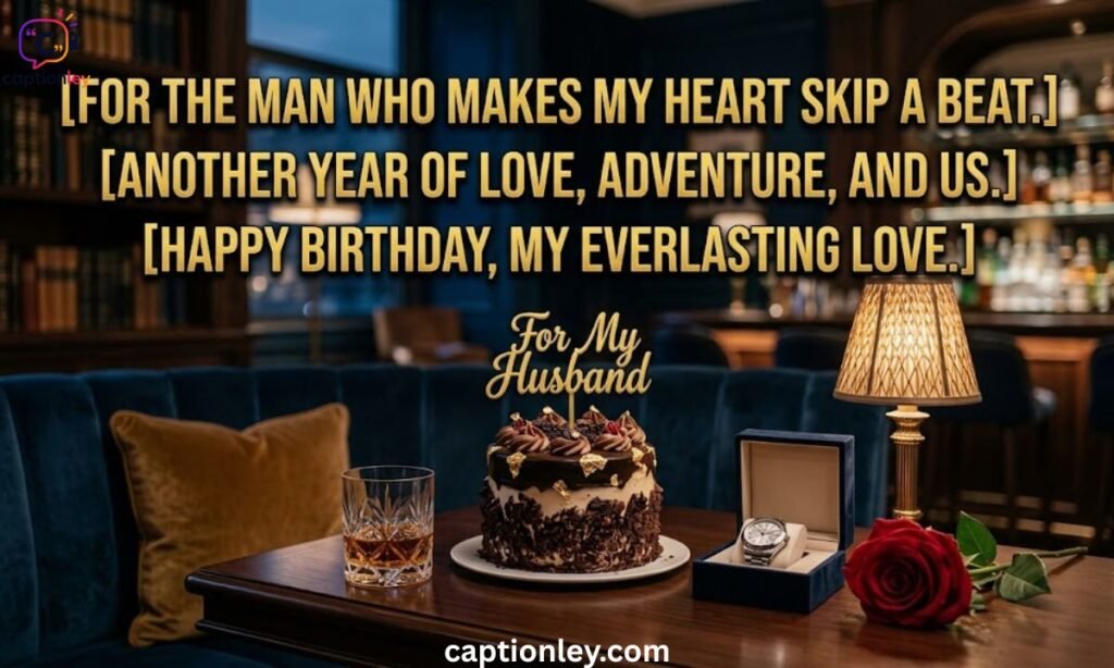 Birthday Captions For Husband