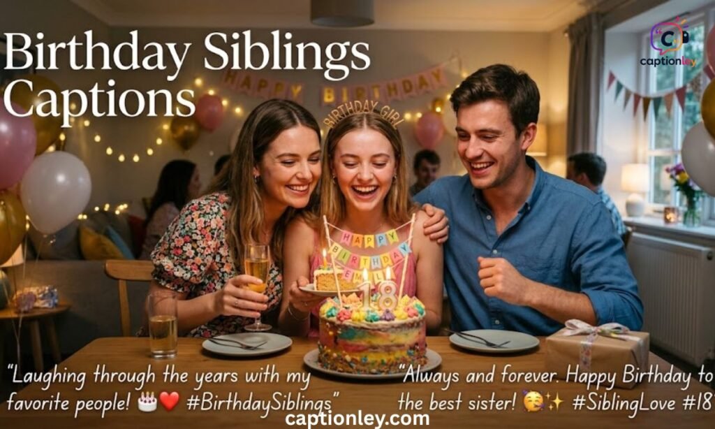 Birthday Siblings Captions