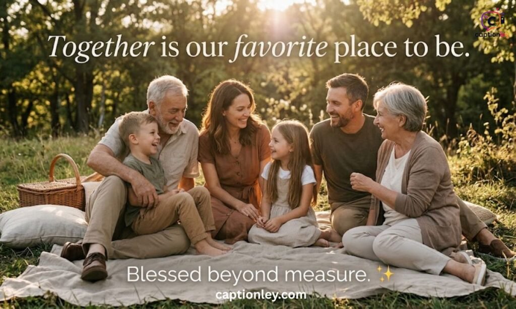 Blessed Family Captions for Instagram