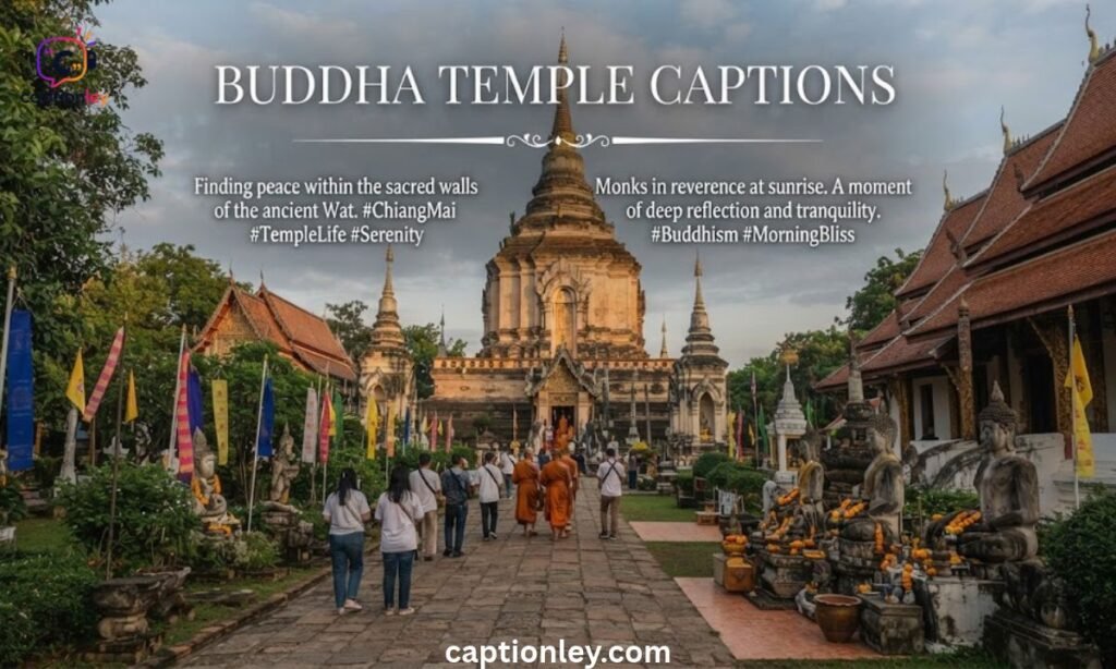 Buddha Temple Captions