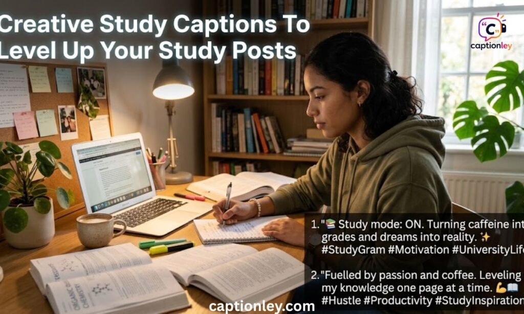 Creative Study Captions To Level Up Your Study Posts