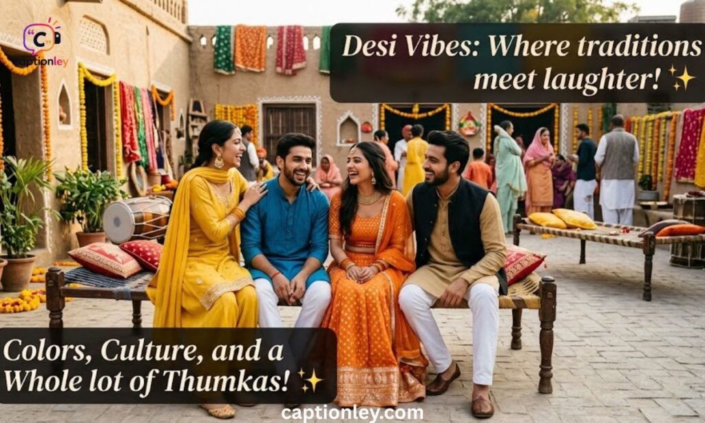 Desi Vibes Captions