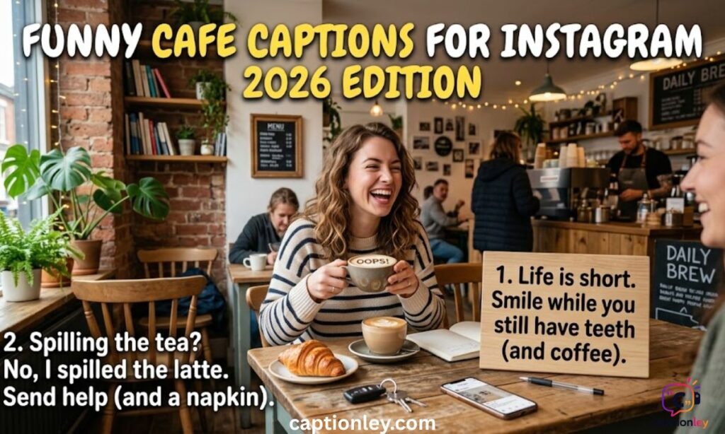 Funny Cafe Captions For Instagram