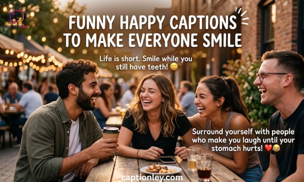 Funny Happy Captions to Make Everyone Smile
