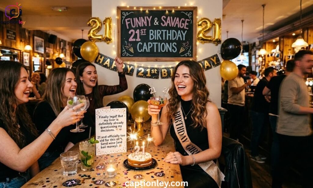 Funny & Savage 21st Birthday Captions