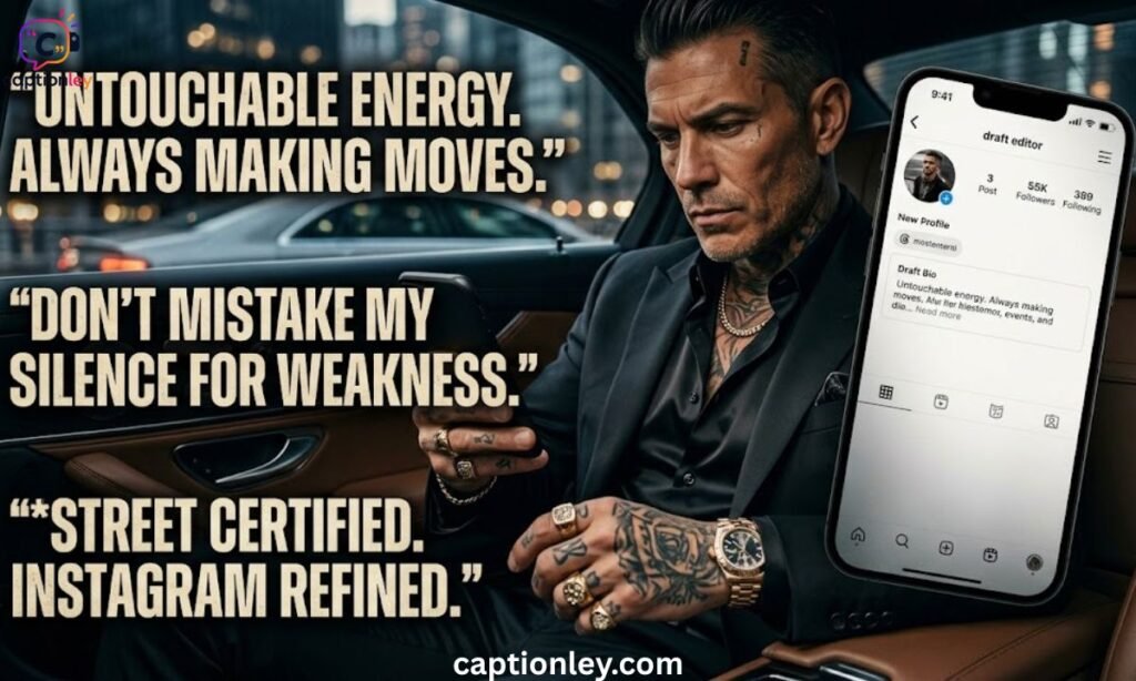 Gangster Attitude Bio for Instagram Profile