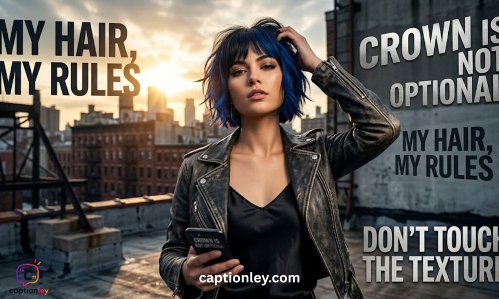 Hair Captions for Instagram for Girl Attitude