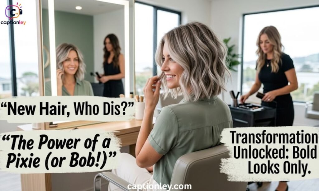 Hair Transformation Captions