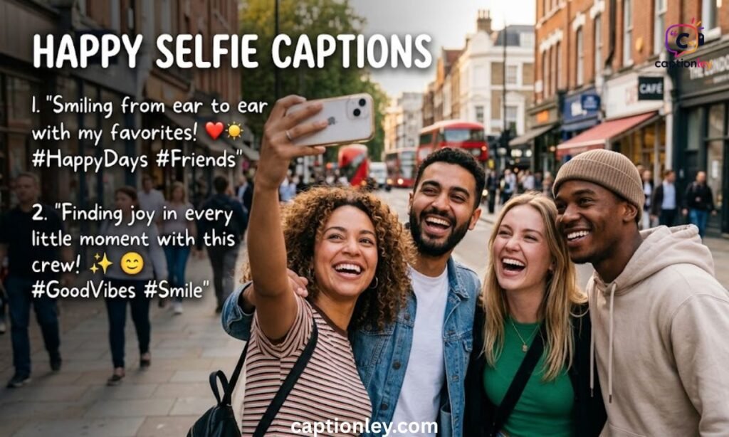 Happy Selfie Captions