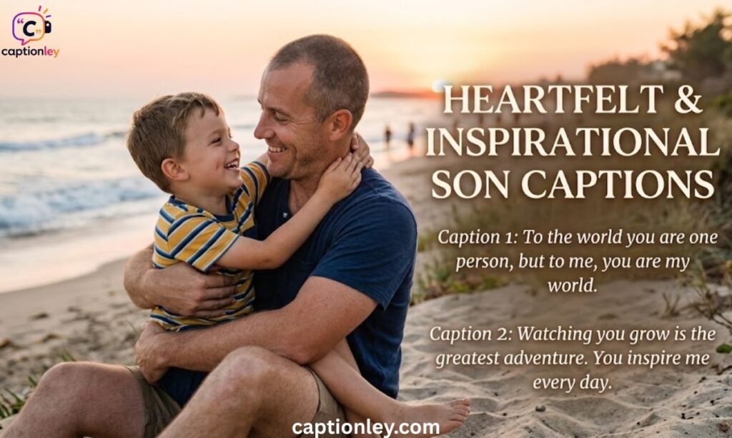 Heartfelt & Inspirational Son Captions