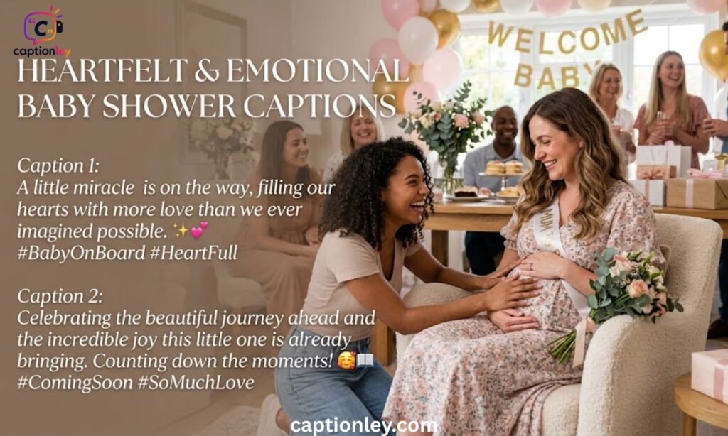 Heartfelt and Emotional Baby Shower Captions