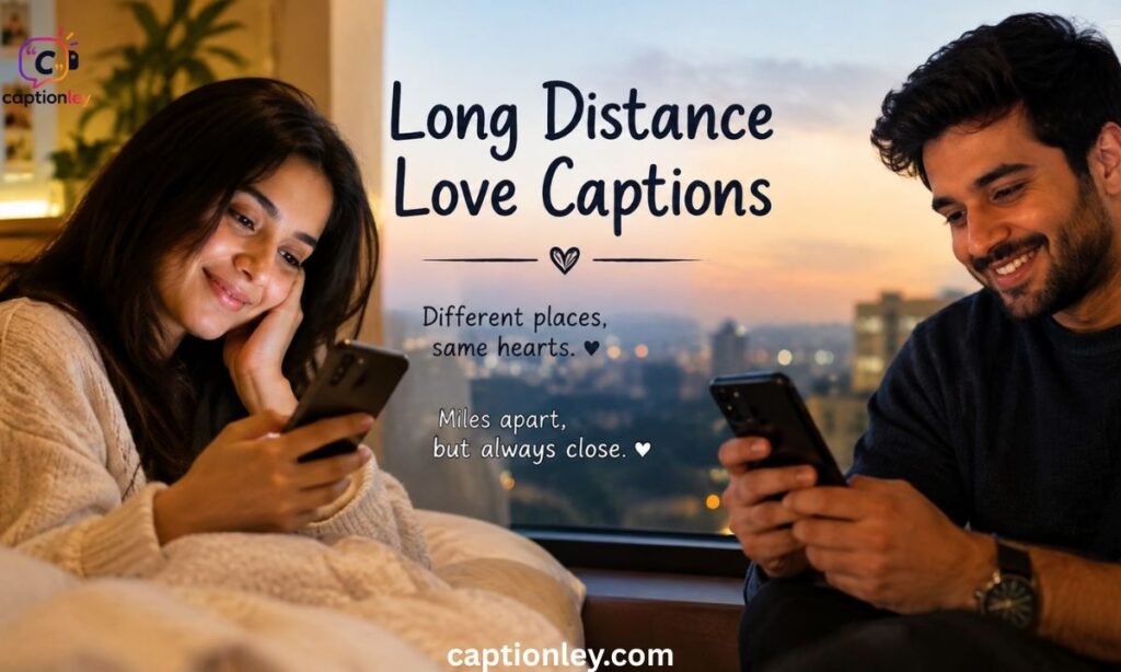 Long Distance Love Captions