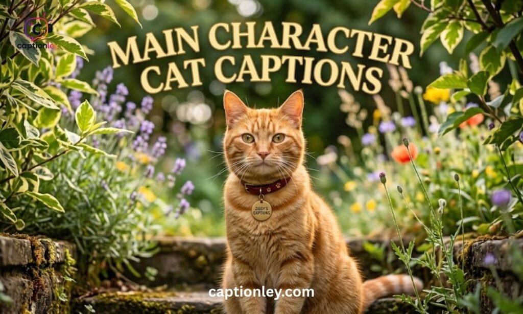 Main Character Cat Captions