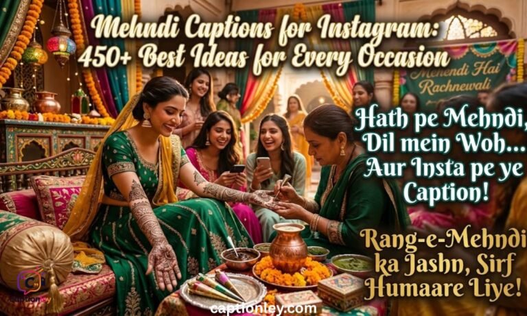 Mehndi Captions for Instagram 450+ Best Ideas for Every Occasion