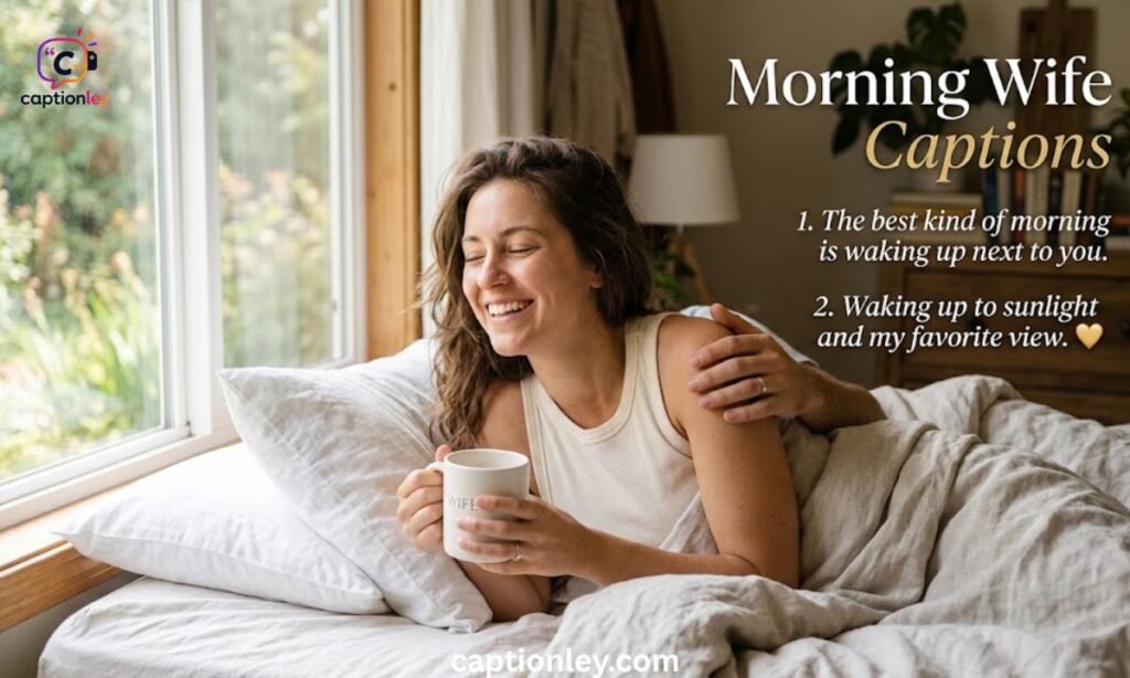 Morning Wife Captions